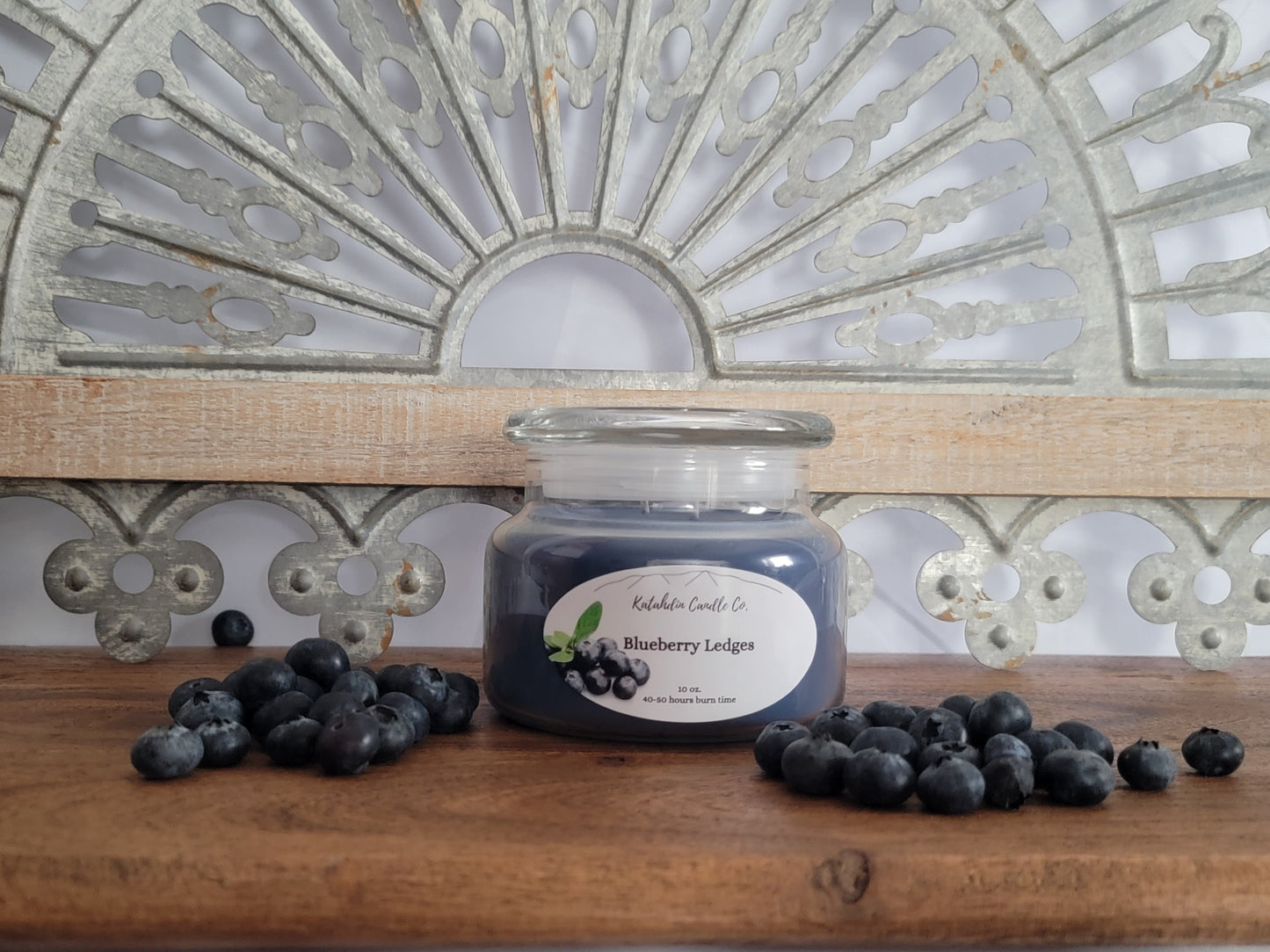 Blueberry Ledges 10 oz. double wick soy candle