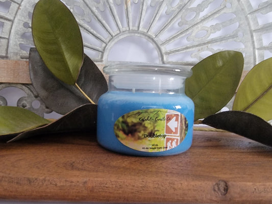 Doubletop 10 oz. double wick soy candle