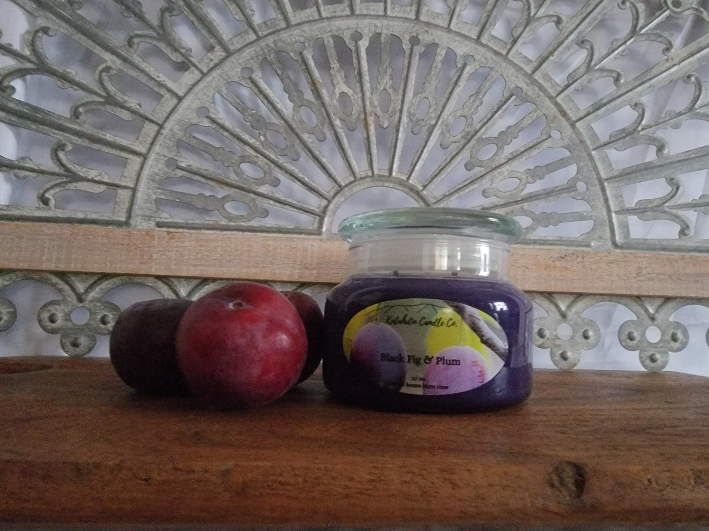 Black Fig & Plum 10 oz. double wick soy candle