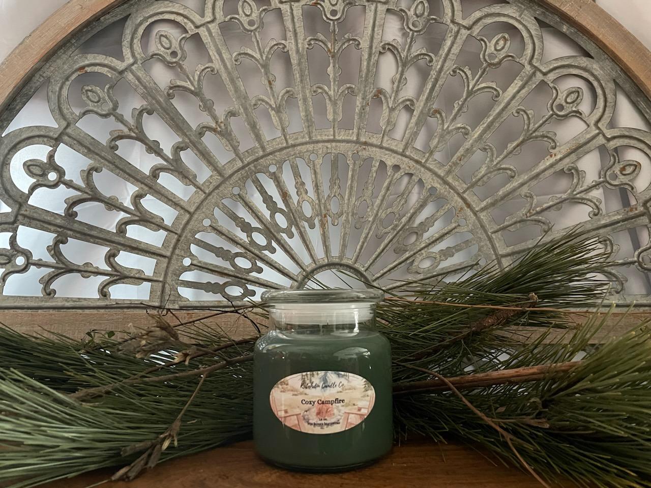 Cozy Campfire 18 oz. single wick soy candle